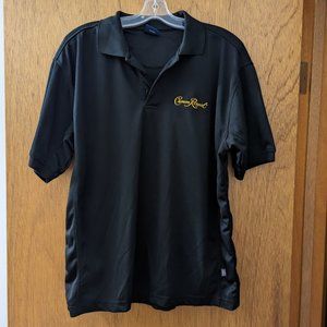 Black Crown Royal polo Shirt